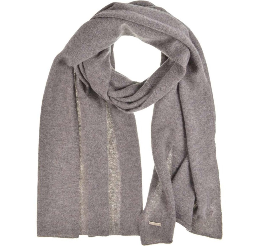 Women Seeberger Gloves & Hats And Scarves | Seeberger Cashmere Scarf In Taupe