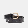 Women Fabienne Chapot Belts | Fabienne Chapot Belt Cut Out Star Black