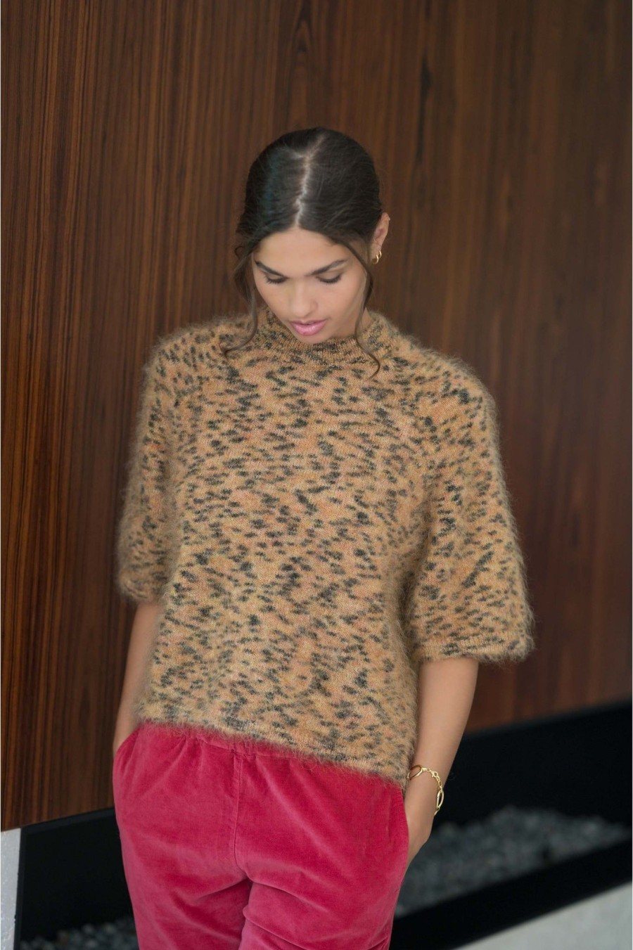 Women Jeff Knitwear And Sweaters | Jeff Tokyo Jumper In Leopard Print