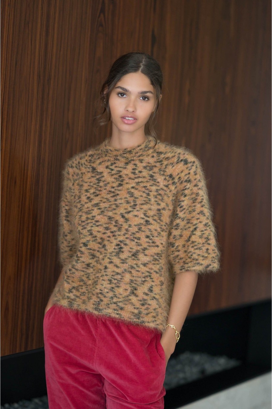 Women Jeff Knitwear And Sweaters | Jeff Tokyo Jumper In Leopard Print