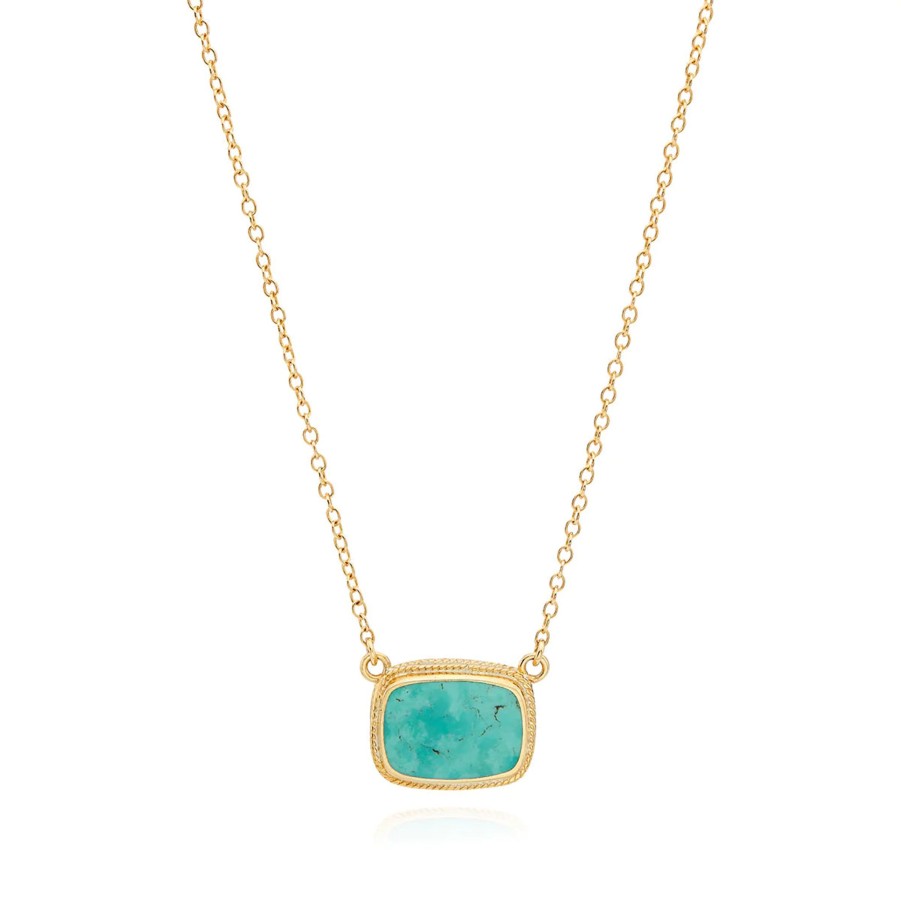 Women Anna Beck Necklaces | Anna Beck Turquoise Necklace Nk10225-Gtq