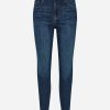 Women Soya Concept Trousers & Skirts And Shorts | Soya Concept Kimberly Patrizia Jeans 17482 In Dark Blue 2477