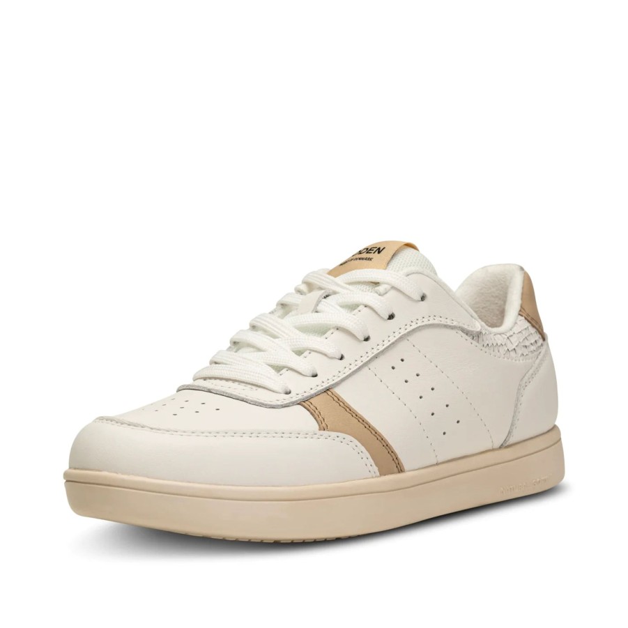 Women Woden | Woden Bjork Trainer In Coffee And White