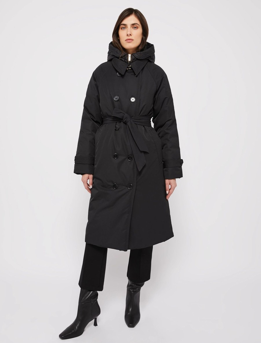 Women Penny Black Coats And Jackets | Penny Black Puffer Coat In Black 24940222P