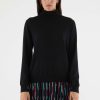 Women Compania Fantastica Knitwear And Sweaters | Compania Fantastica Roll Neck In Black 10065