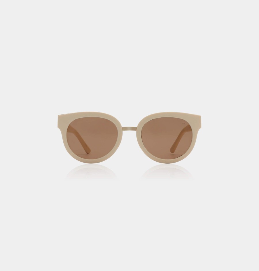 Women A Kjaerbede Sunglasses And Eyewear | A.Kjaerbede Jolie Sunglasses In Cream