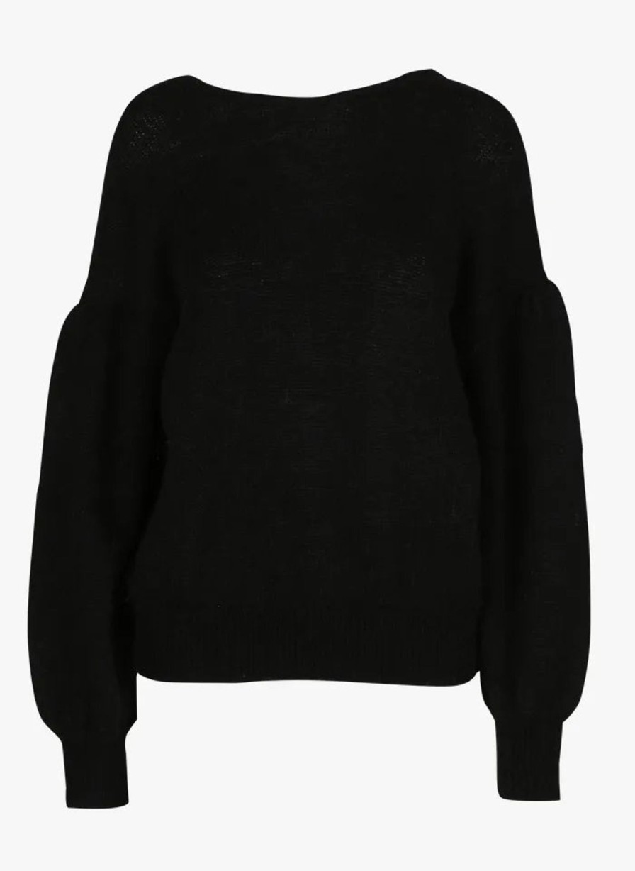 Women Petite Mendigote Knitwear And Sweaters | Petite Mendigote Mayden Jumper In Black