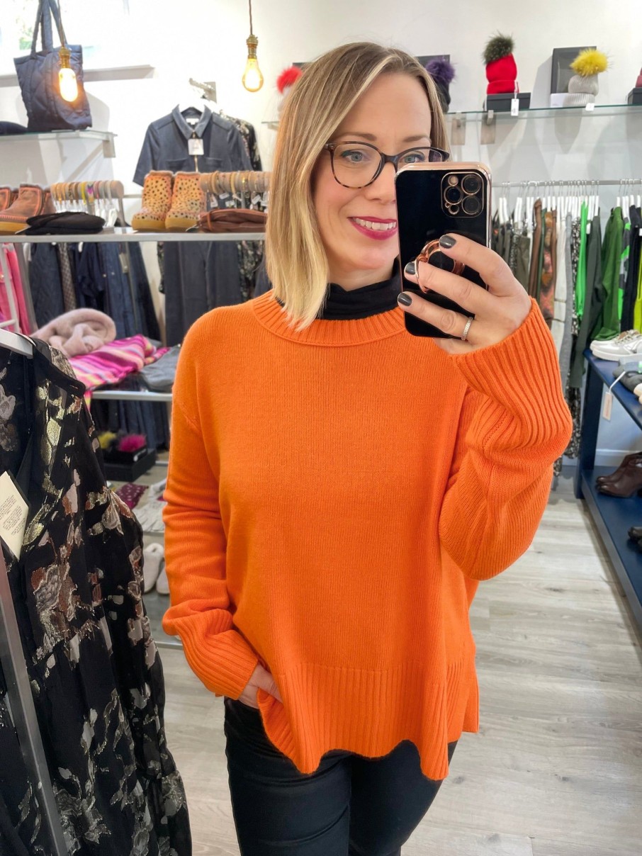 Women Herzen's Angelegenheit Knitwear And Sweaters | Herzen'S Angelegenheit Sweater In Nectarine 25223-1209