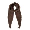 Women Black Colour Gloves & Hats And Scarves | Black Colour Sally Scarf In Taupe