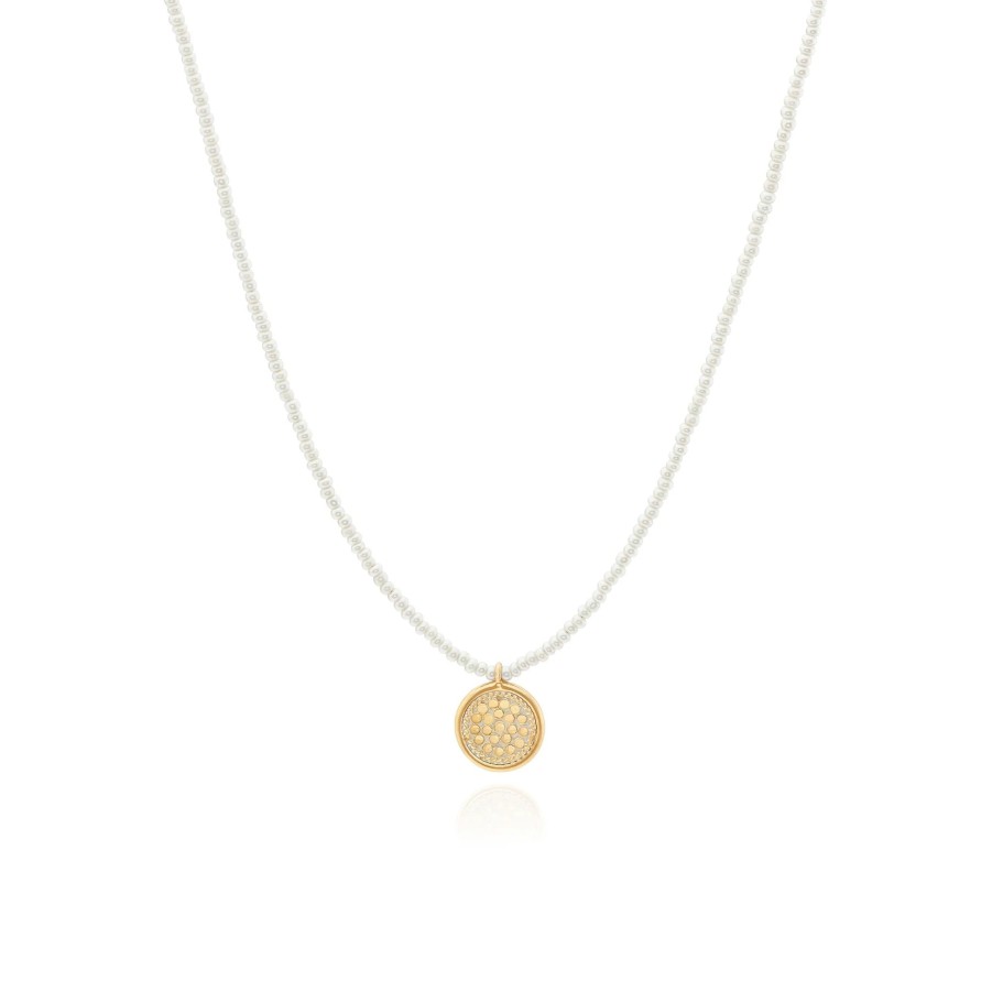 Women Anna Beck Necklaces | Anna Beck Pearl Circle Necklace Nk10534