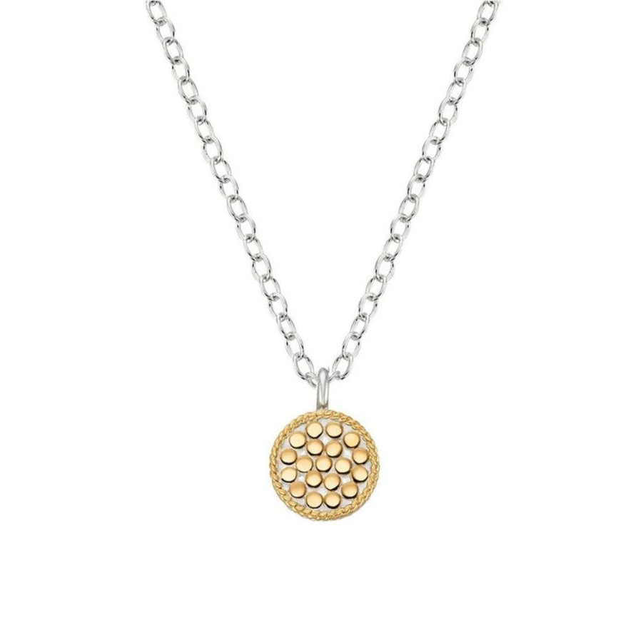 Women Anna Beck Necklaces | Anna Beck Mini Reversible Disc Necklace 0140N Twt