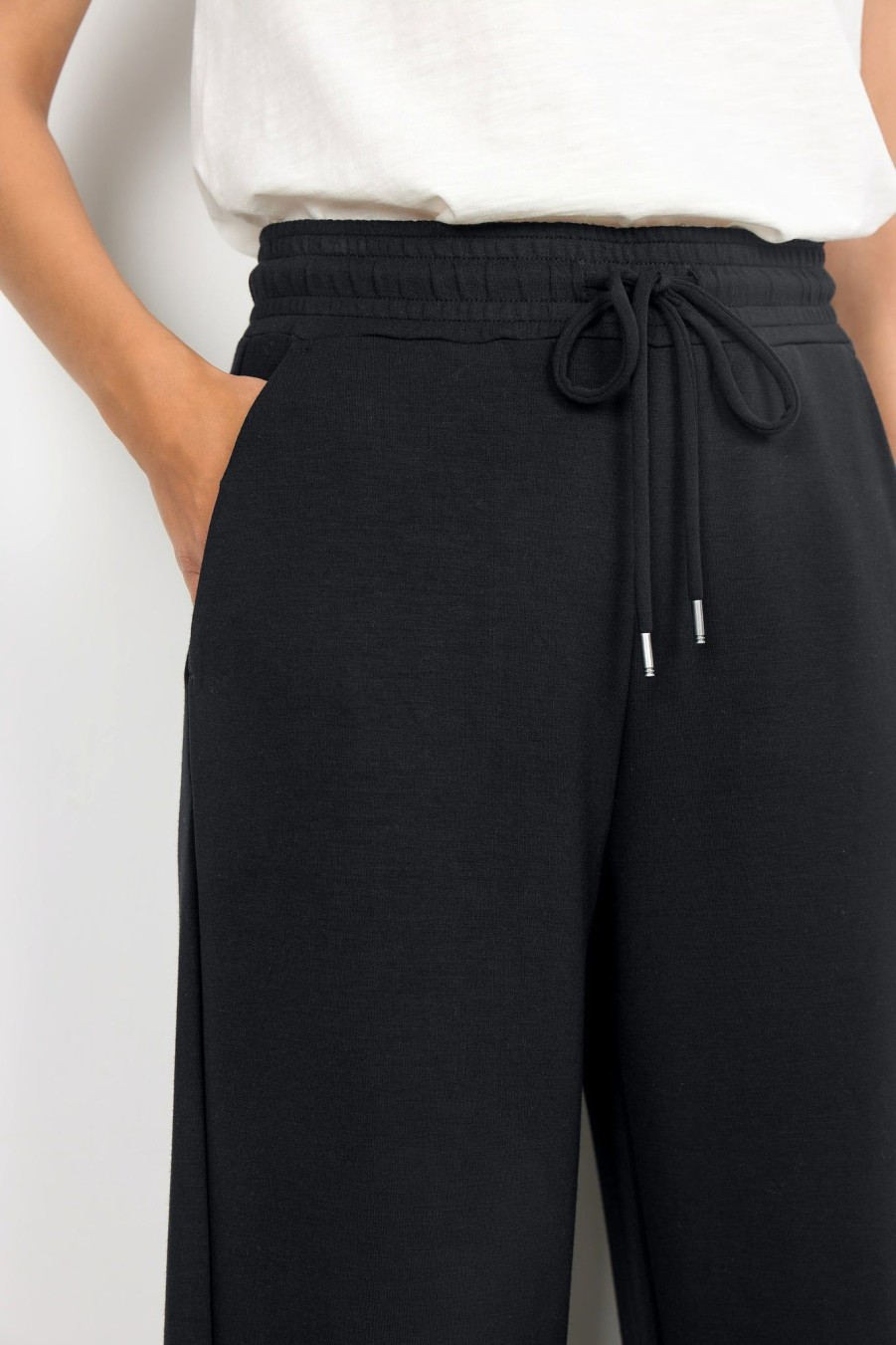 Women Soya Concept Trousers & Skirts And Shorts | Soya Concept Banu Trouser In Black 25328