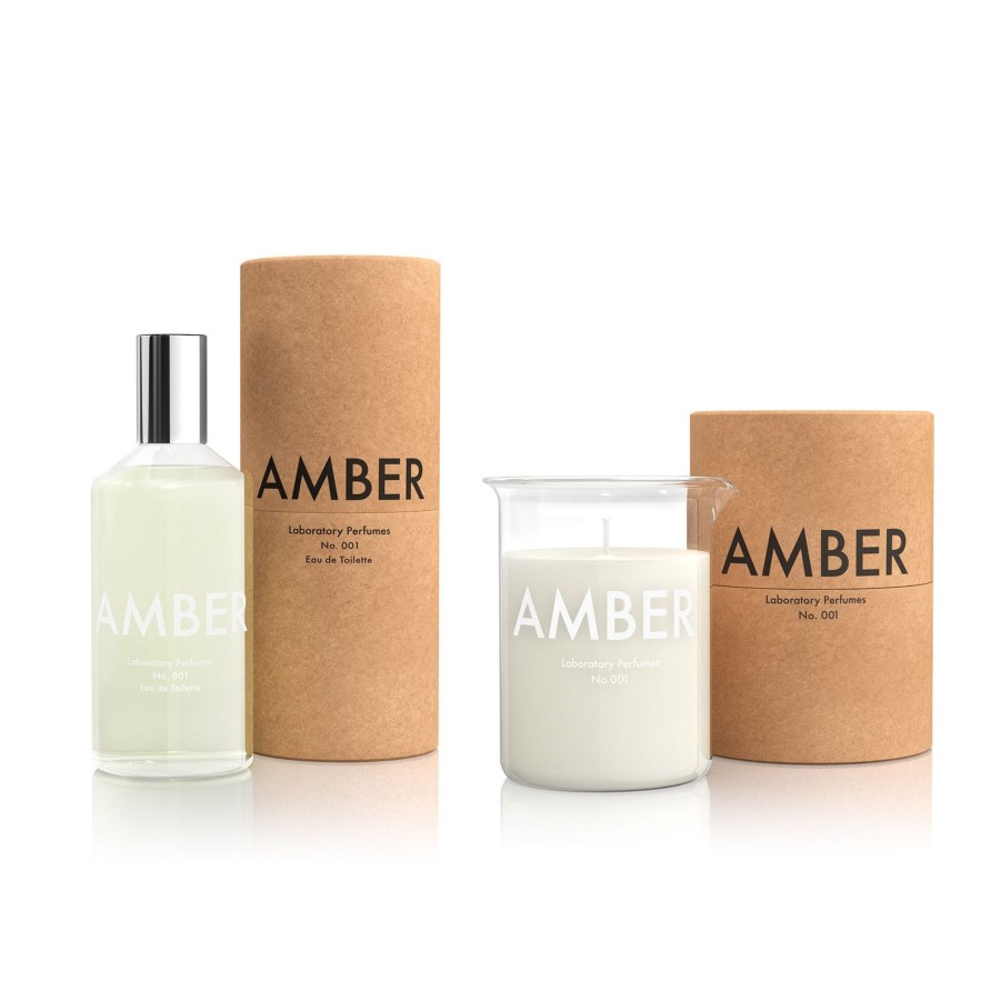 Women Laboratory Perfumes Homewares & Perfumes And Gifts | Laboratory Perfumes Amber 100Ml Eau De Toilette And Candle Set