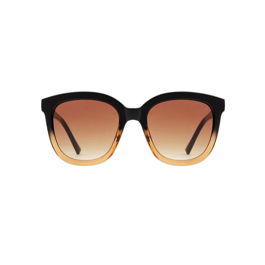 Women A Kjaerbede Sunglasses And Eyewear | A.Kjaerbede Billy Sunglasses In Black Brown