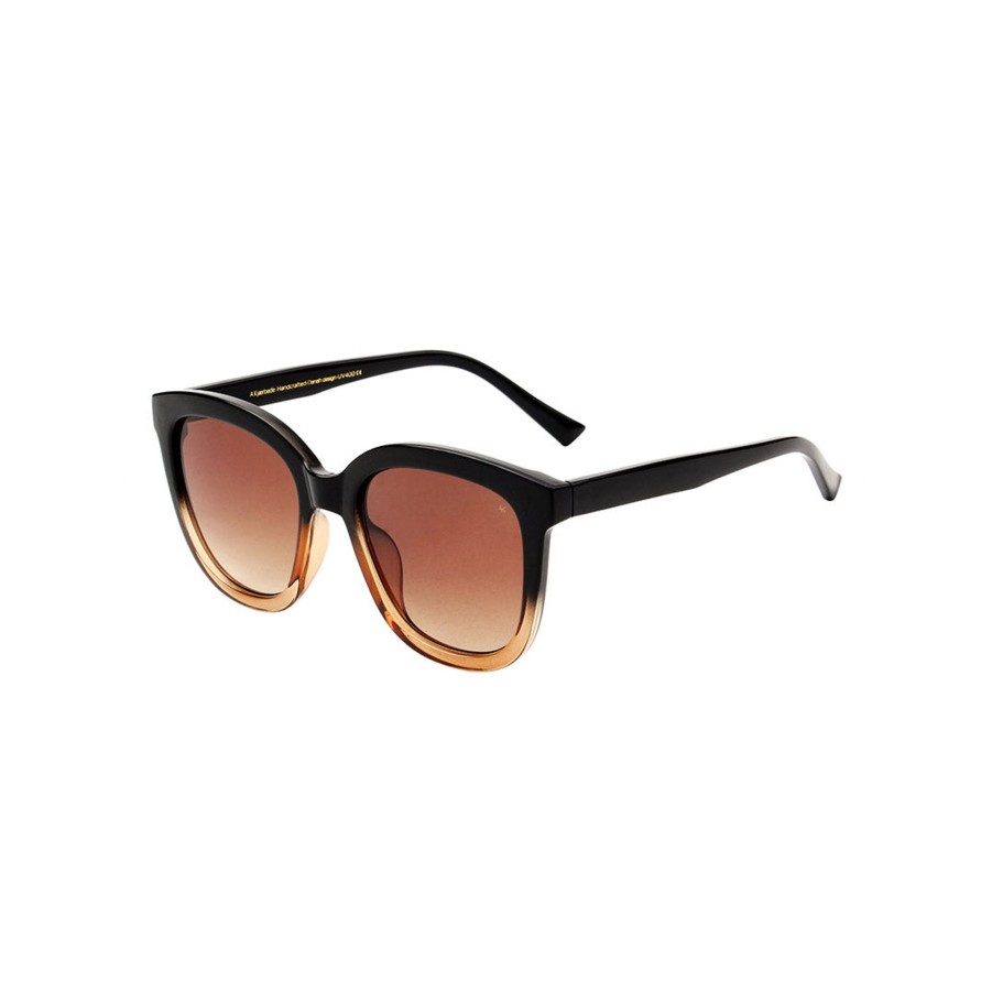 Women A Kjaerbede Sunglasses And Eyewear | A.Kjaerbede Billy Sunglasses In Black Brown