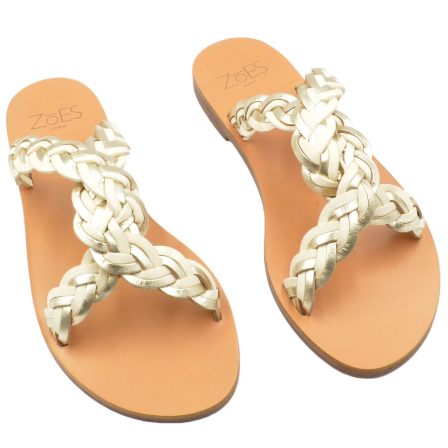 Women Zoes | Zoes Friplaska Sandals In Platinum