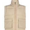 Women Soya Concept Coats And Jackets | Soya Concept Nina Waistcoat In Sand 40226