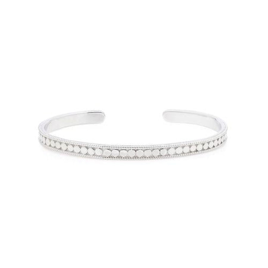 Women Anna Beck Bracelets | Anna Beck Classic Stacking Cuff Bracelet In Silver 0200