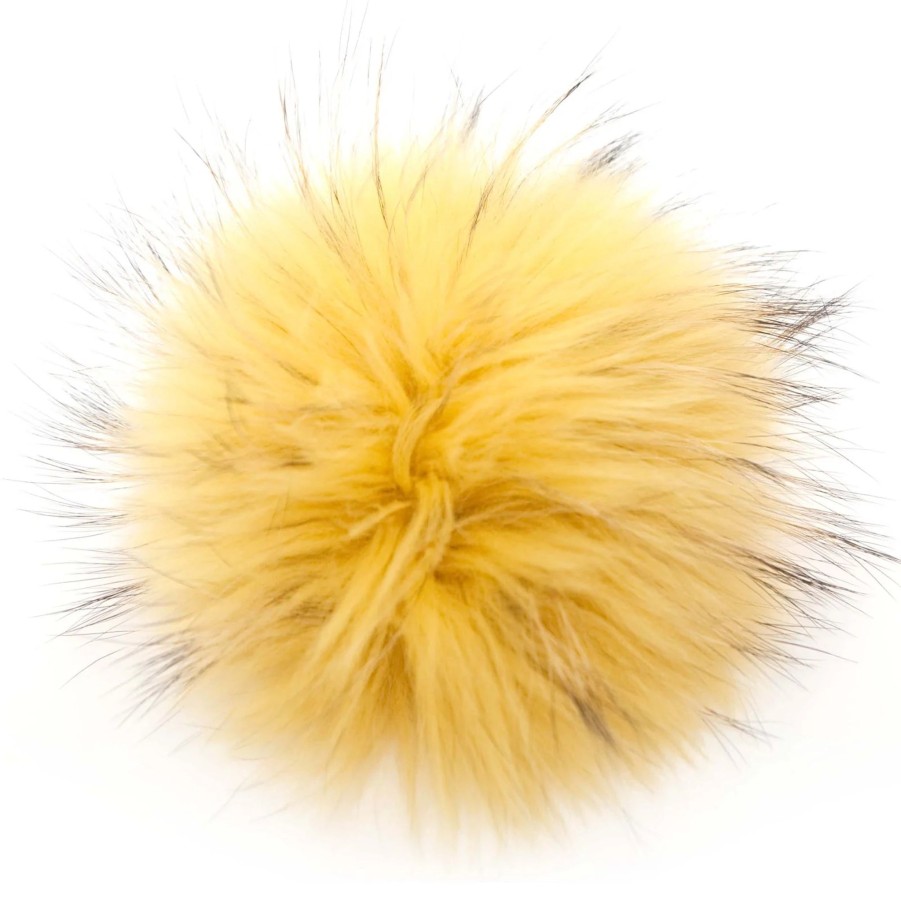 Women Bobbl Gloves & Hats And Scarves | Bobbl Pom Pom In Yellow