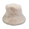 Women Oakwood Gloves & Hats And Scarves | Oakwood Bobland Faux Fur Hat In Light Ivory