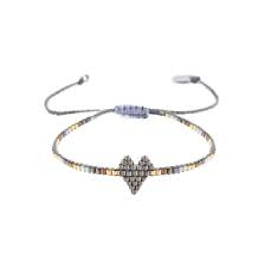 Women Mishky Bracelets | Mishky Heartsy Row Bracelet Be-Xs-7277