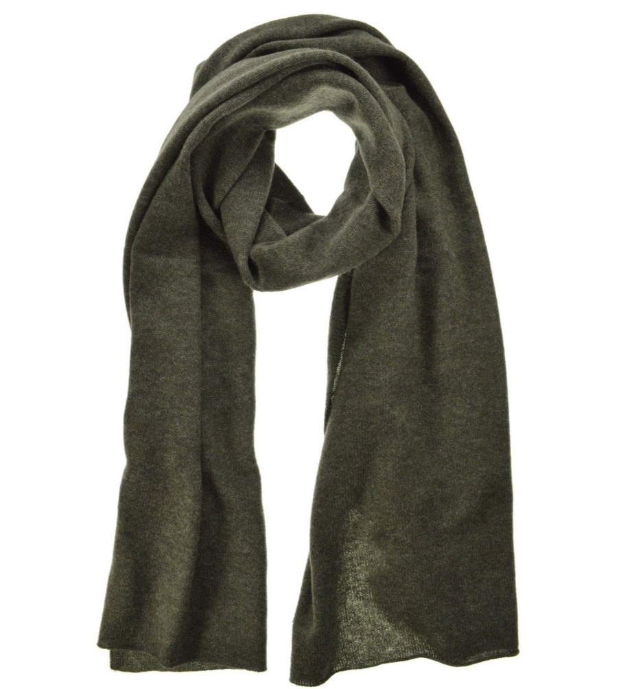 Women Seeberger Gloves & Hats And Scarves | Seeberger Cashmere Scarf In Khaki