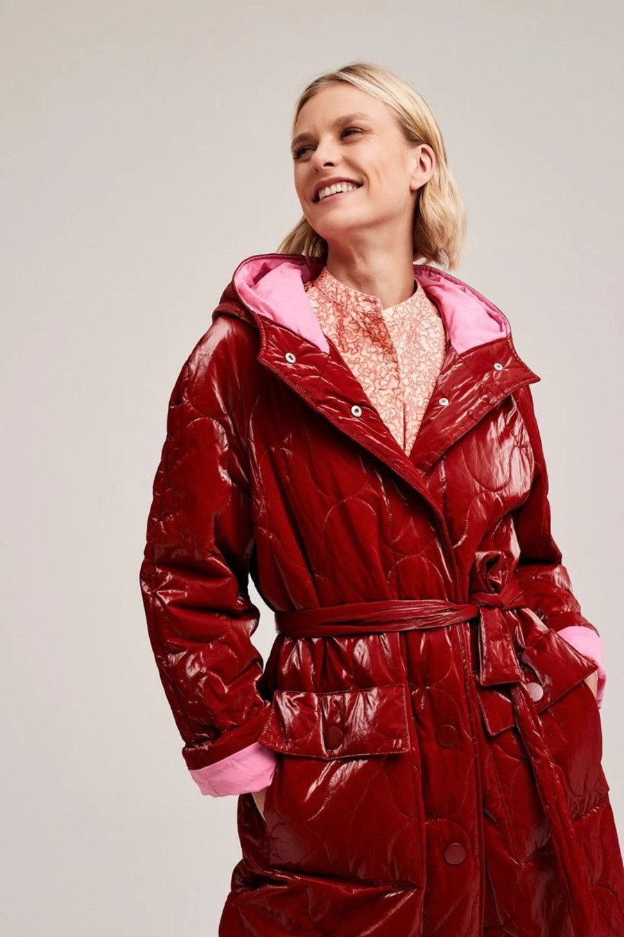 Women CKS Coats And Jackets | Cks Cobyk Coat In Red Ochre