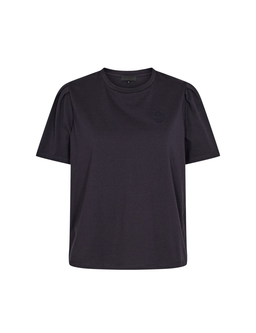 Women Levete Room Tops | Levete Room Isol Tee In Dark Navy 301030