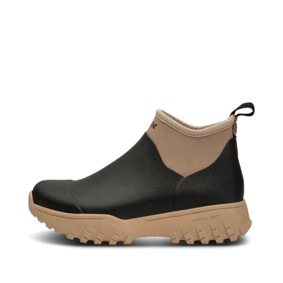 Women Woden | Woden Irene Waterproof Rubber Boot In Black And Coffee