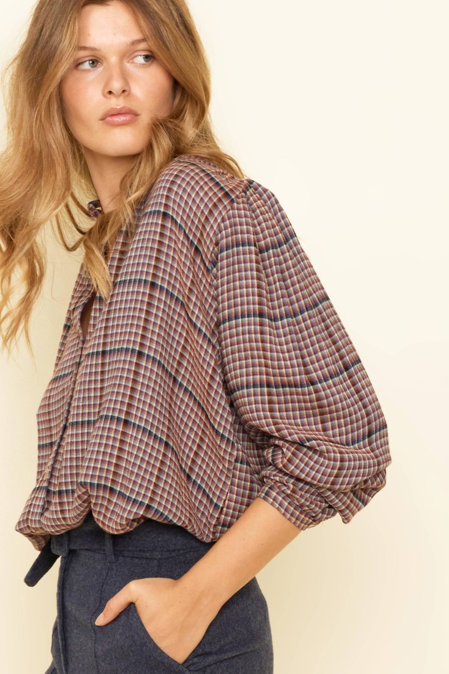 Women Louizon Tops | Louizon Volos Blouse