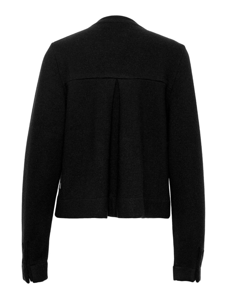 Women Ella & il Coats And Jackets | Ella & Il Evita Merino Jacket In Black