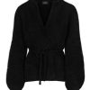 Women Ella & il Knitwear And Sweaters | Ella & Il Fredrikke Chunky Cardigan In Black