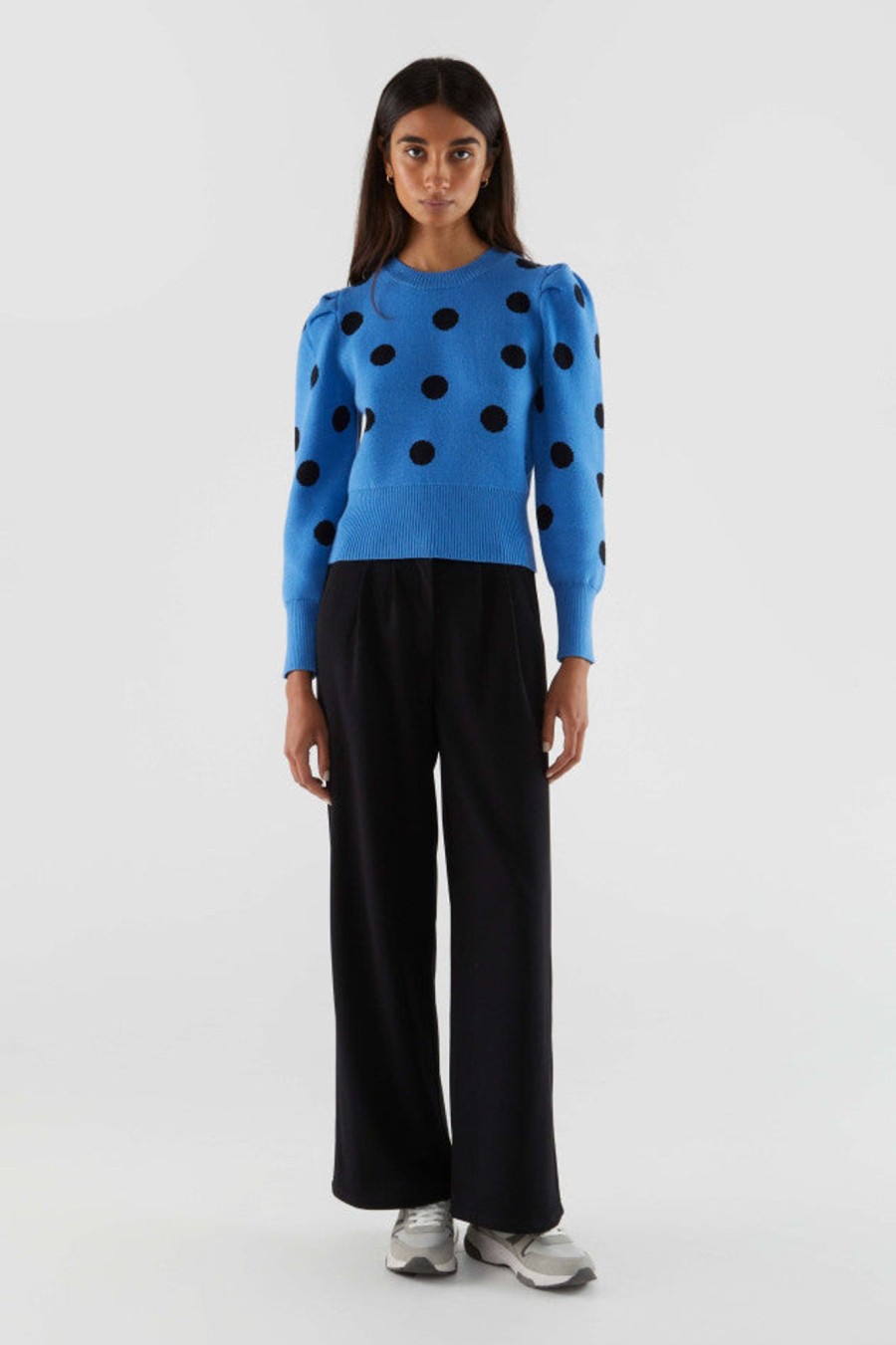 Women Compania Fantastica Knitwear And Sweaters | Compania Fantastica Polka Dot Jumper 10282