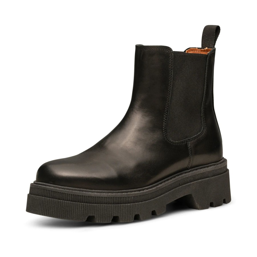 Women Shoe The Bear | Shoe The Bear Sanna Chelsea Boot In Black