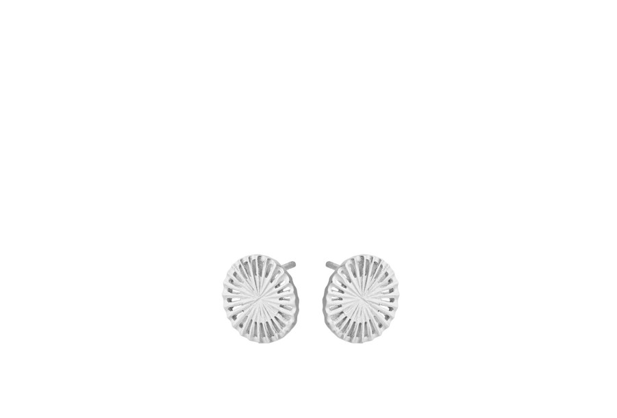 Women Pernille Corydon Earrings | Pernille Corydon Starlight Earstuds 12Mm In Silver