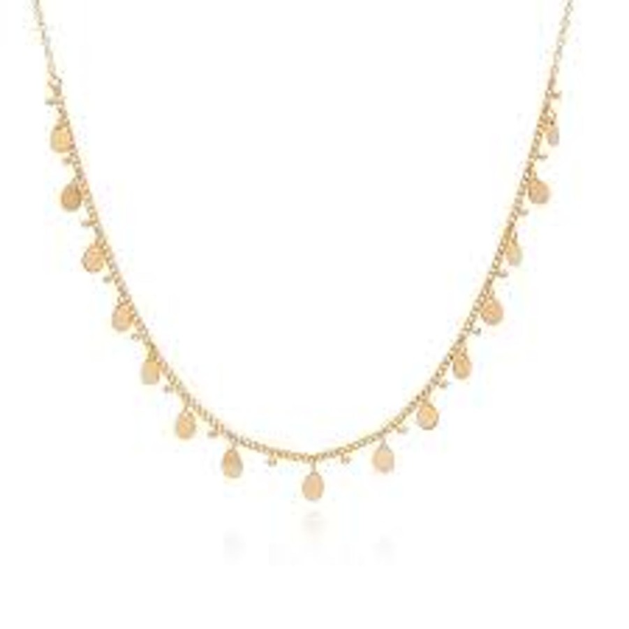 Women Anna Beck Necklaces | Anna Beck Charm Choker 0121N Gold