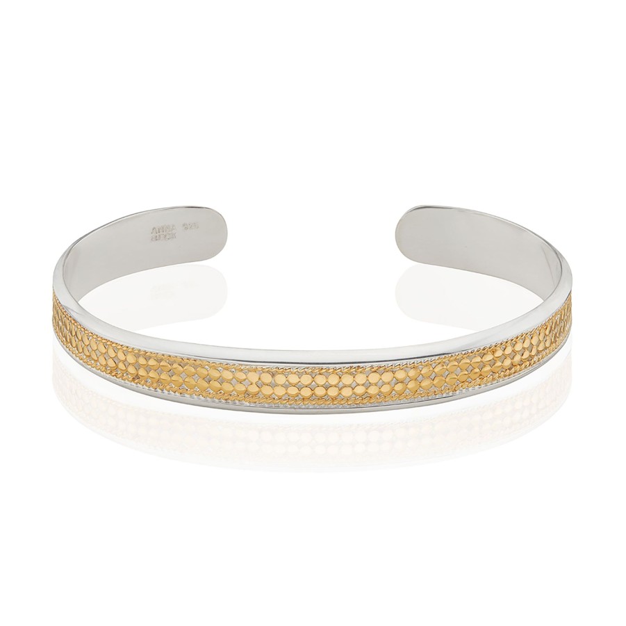 Women Anna Beck Bracelets | Anna Beck Classic Smooth Rim Cuff Bracelet Br10111 Twt