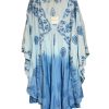 Women Pranella Dresses | Pranella Ola Kaftan In China Blue Ombre