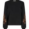 Women Mos Mosh Knitwear And Sweaters | Mos Mosh Micka Sweatshirt In Black