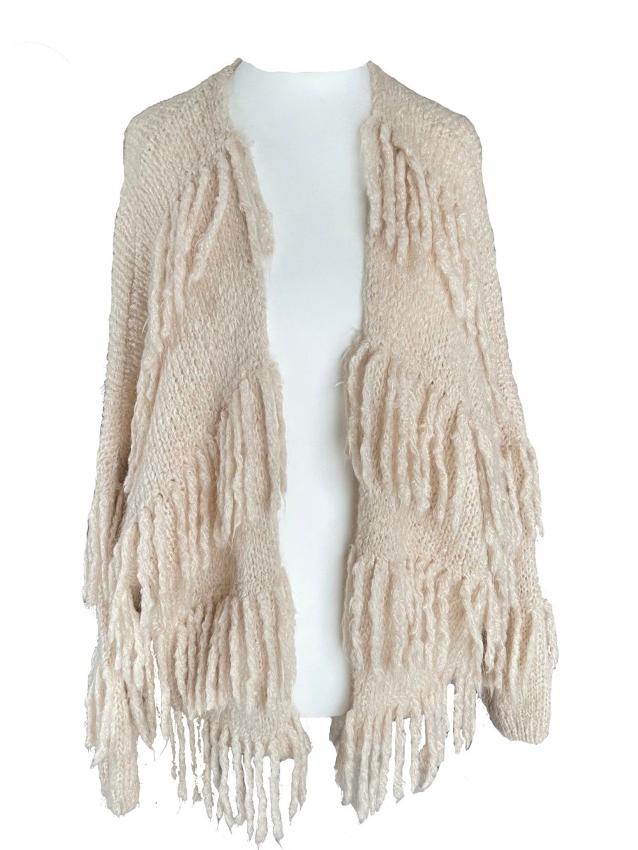 Women BE-Y-E Knitwear And Sweaters | Be-Y-E Cardigan In Ivory