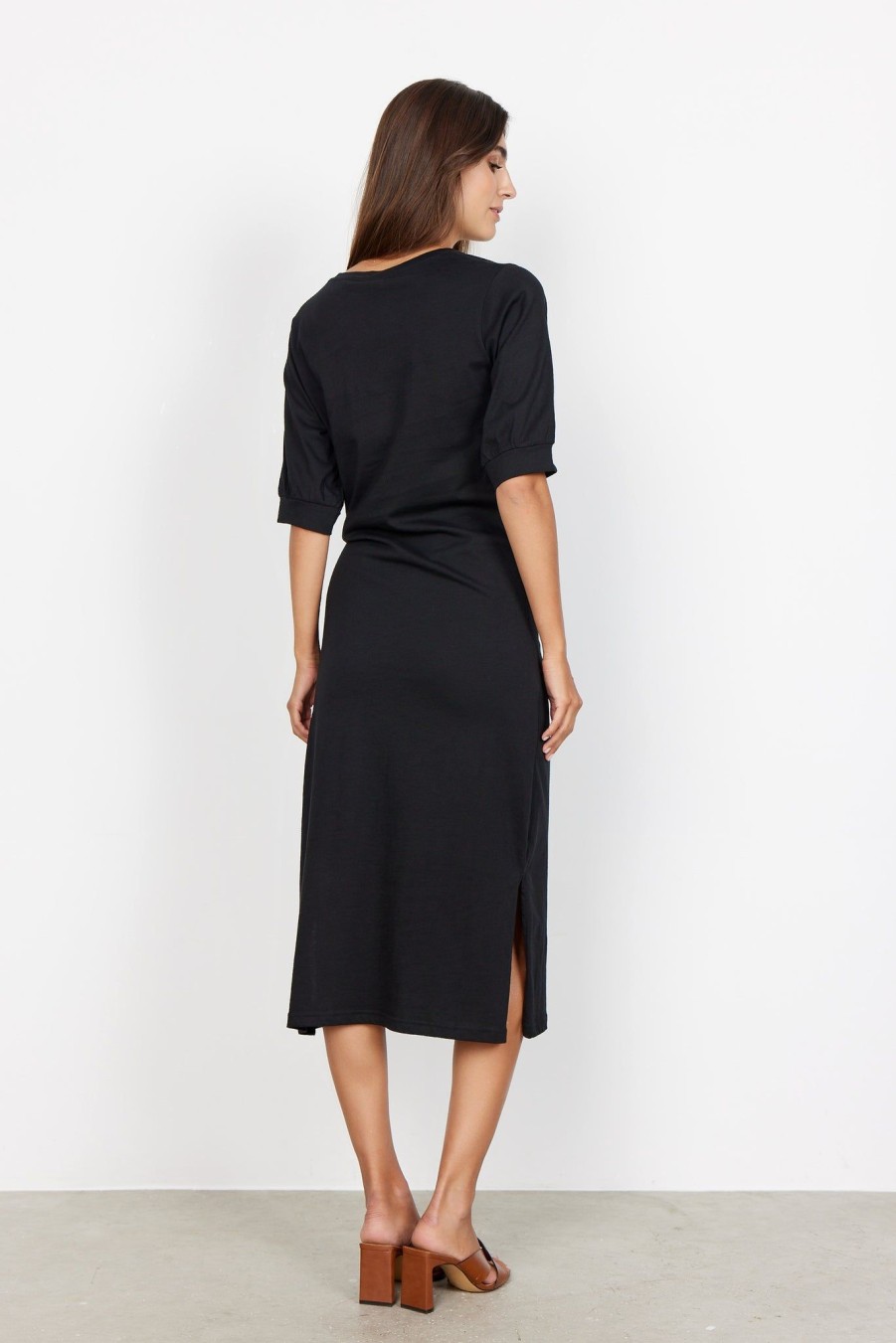 Women Soya Concept Dresses | Soya Concept Derby 16 Dress In Black 26154