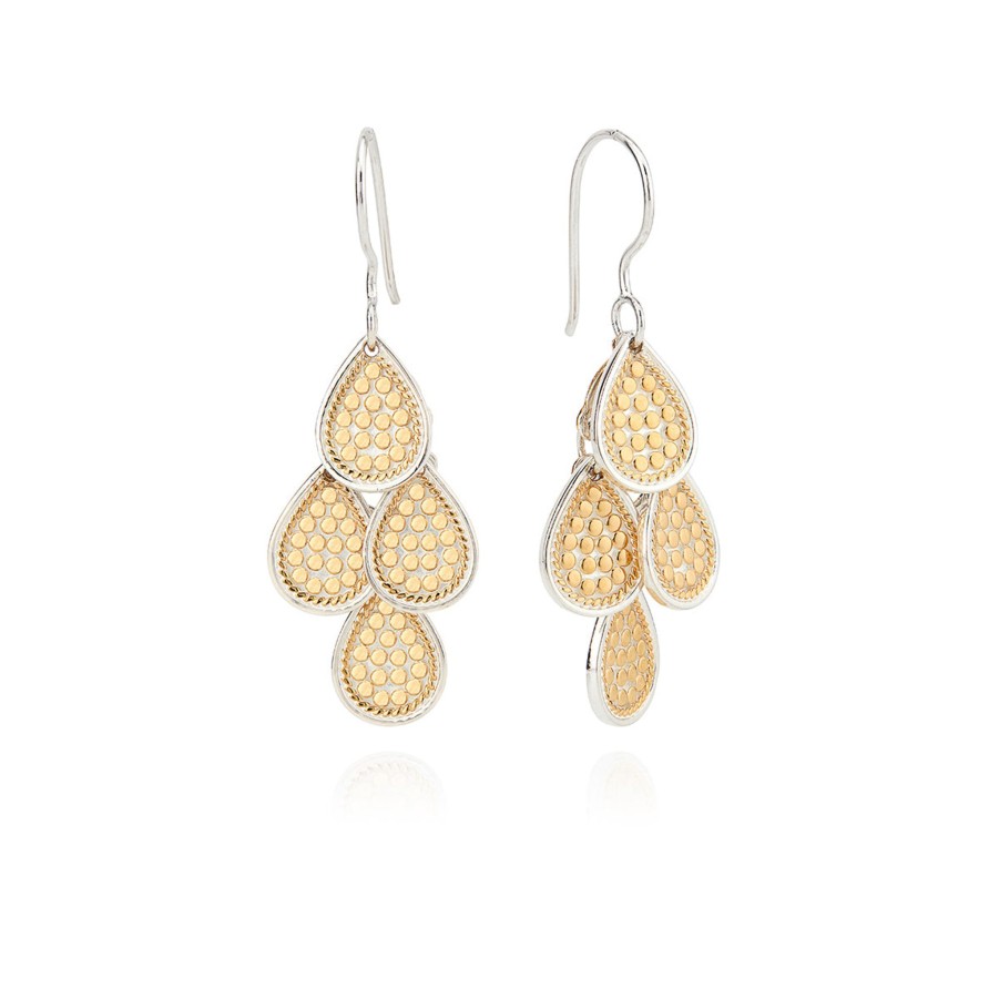 Women Anna Beck Earrings | Anna Beck Chandelier Drop Earrings In Gold 4297E