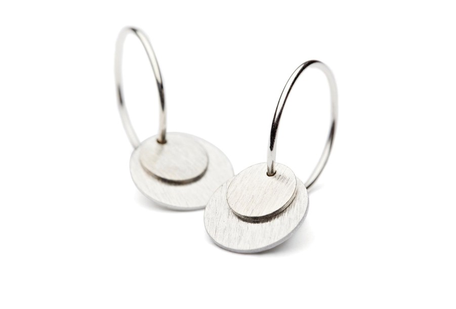 Women Pernille Corydon Earrings | Pernille Corydon Small Coin Earrings In Silver