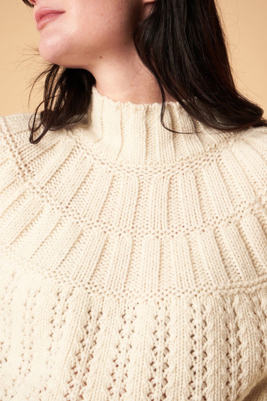 Women Petite Mendigote Knitwear And Sweaters | Petite Mendigote Morgane Top In Ecru