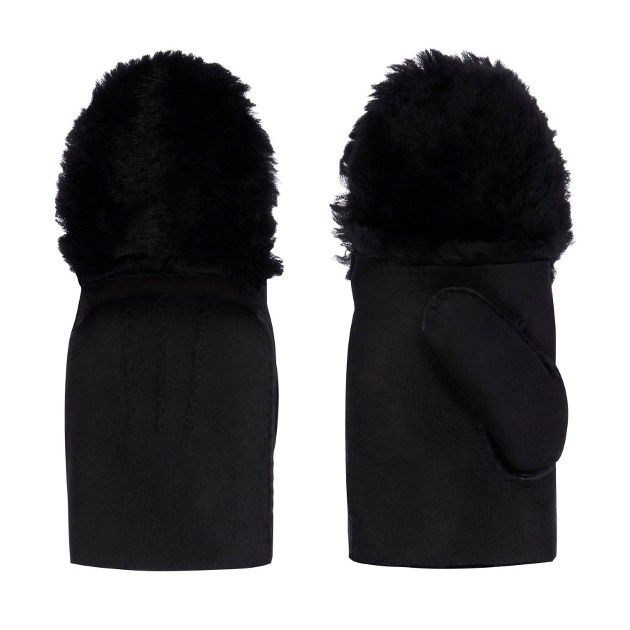 Women Emu Gloves & Hats And Scarves | Emu Birrarung Mittens In Black