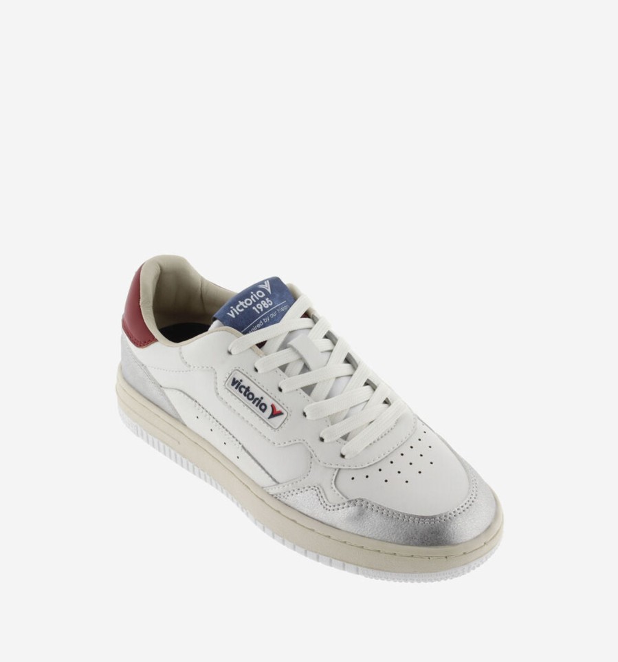 Women Victoria | Victoria Plata C80 Metallic Trainers 800112