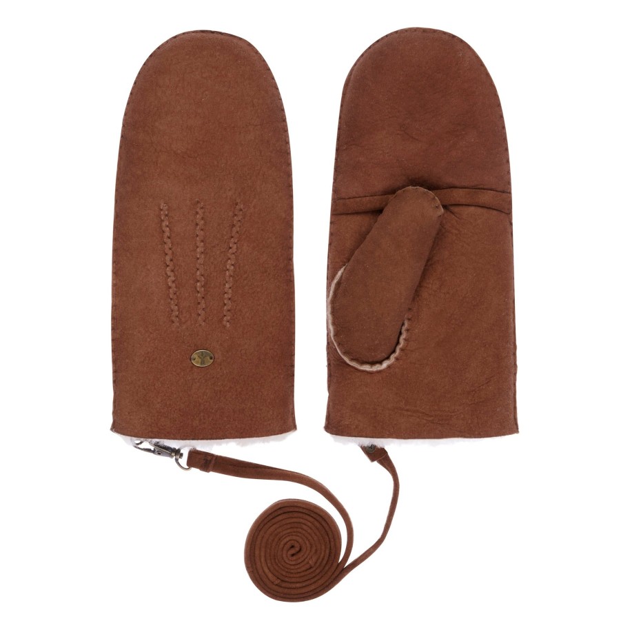 Women Emu Gloves & Hats And Scarves | Emu Birrarung Mittens In Tawny