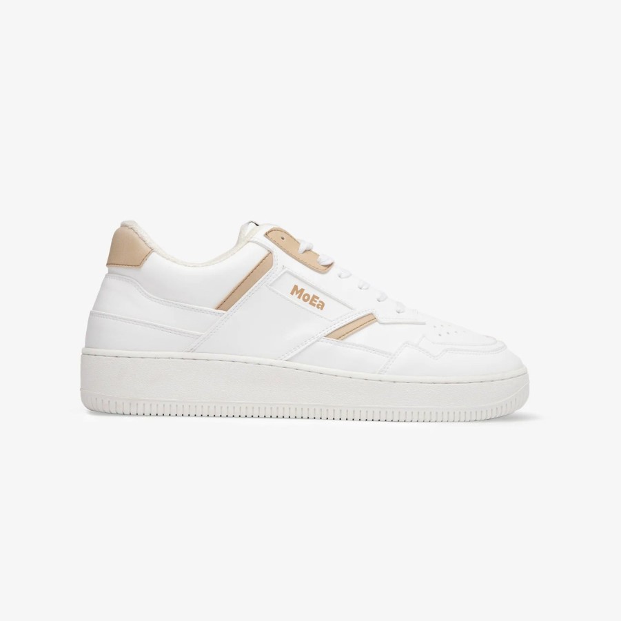 Women MoEa | Moea Gen1 Trainers Corn White & Beige