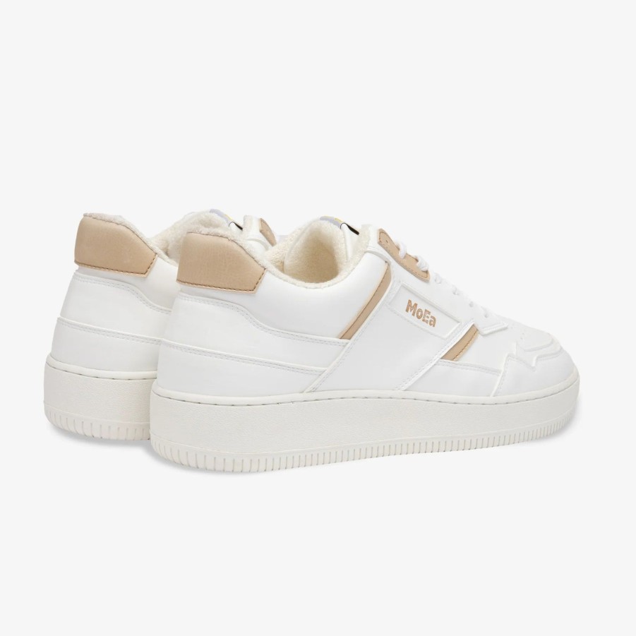 Women MoEa | Moea Gen1 Trainers Corn White & Beige