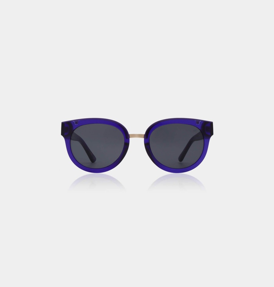 Women A Kjaerbede Sunglasses And Eyewear | A.Kjaerbede Jolie Sunglasses In Purple Transparent